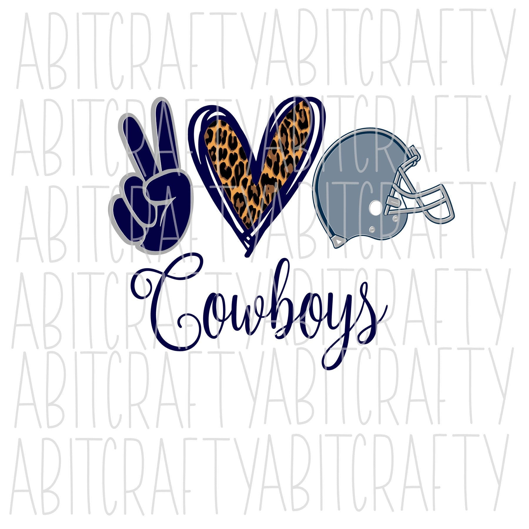 READY TO PRESS Dallas Cowboys Football HTV and Sublimation