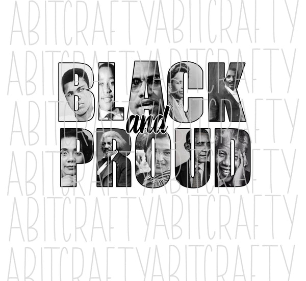 Black and Proud png, sublimation, digital download