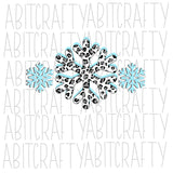 Snowflake PNG, sublimation, digital download