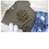 Cheetah/Leopard paw svg, png, sublimation, digital download, cricut, silhouette - fully cuttable!