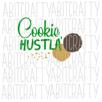 Cookie Hustla' svg, png, sublimation, digital downloads, cricut, silhouette