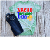 Nacho Average Teacher SVG, PNG, sublimation, digital download, cricut, silhouette, print n cut