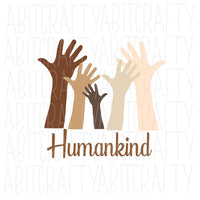 We Are All Equal/ Human svg, png, sublimation, digital download, cricut, silhouette, print n cut, waterslide, vector art - 2 styles included