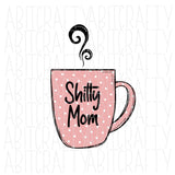 Funny Mom PNG, sublimation, digital download - hand drawn