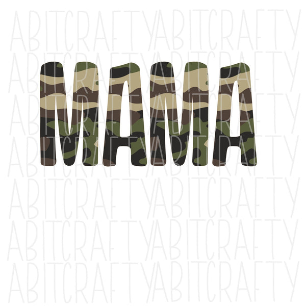 Mama/Camo Mama /Mother's Day PNG, sublimation, digital download