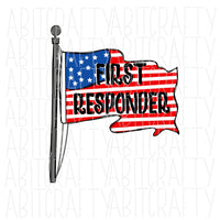 USA/American Flag PNG, Sublimation, Digital Download, hand drawn