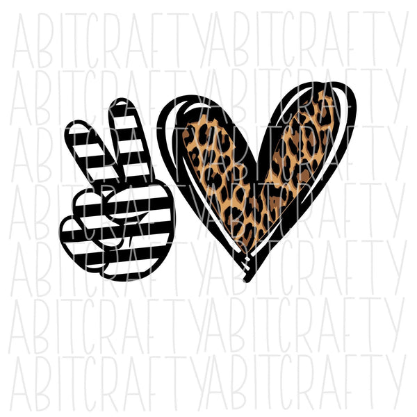 Peace Love Custom SVG/PNG/Sublimation Digital Download - Add your own design/mascot (sold as shown - buyer will need to add design/mascot!)