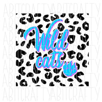 Cheetah Wildcats svg/png/Mascot/digital download/sublimation