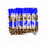 Leopard Tigers PNG/Sublimation digital download - 3 color options