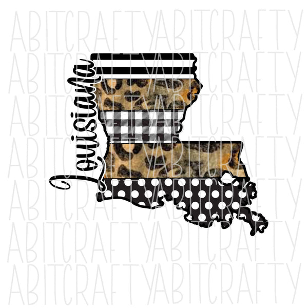 Louisiana Mixed Patterns png, sublimation, digital download