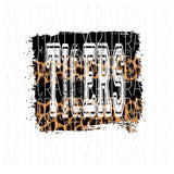 Leopard Tigers PNG/Sublimation digital download - 3 color options