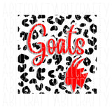 Cheetah Goats svg/png/Mascot/digital download/sublimation