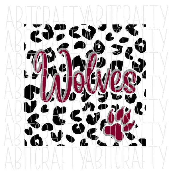 Cheetah Wolves SVG/PNG/Sublimation, Digital Download