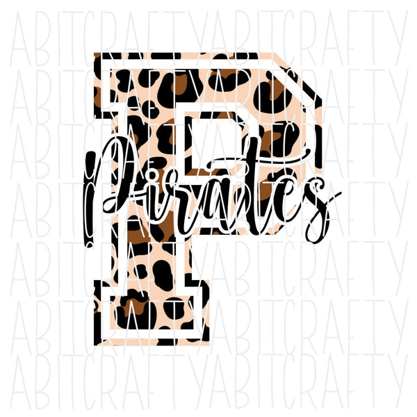 Leopard Pirates png/digital download/sublimation, print and cut