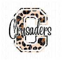 Leopard Crusaders PNG/Sublimation, Digital Download