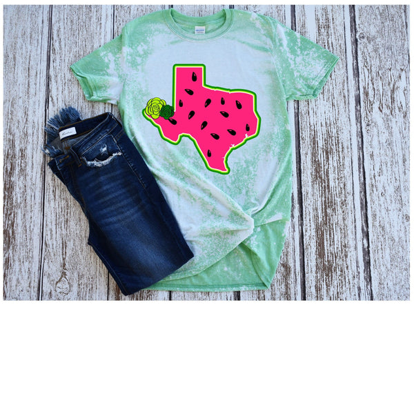 Texas Watermelon/Summer/ PNG/SVG/print and cut/ sublimation, digital download, vector art - 2 versions included!