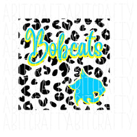 Cheetah Bobcats PNG/Sublimation, print and cut, digital download - hand drawn