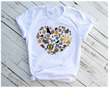 Love Fall Heart png sublimation, digital download - Hand Drawn