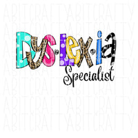 Dyslexia Dept. png, sublimation, digital download - 2 styles included !