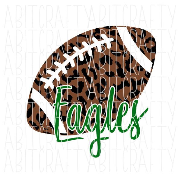 Green Cheetah Eagles SVG, PNG/Sublimation Digital Download, Cricut, Silhouette, vector art