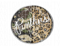 Panthers Leopard/Camo PNG/Sublimation Digital Download