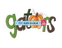 Gator/Alligator Pride Pumpkin/gator Sublimation/pumpkin Sublimation/Fall Sublimation PNG/Sublimation File, digital download - hand drawn