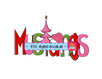 Mustangs Christmas/Santa/Merry Christmas/Joy PNG/Sublimation, Digital Download