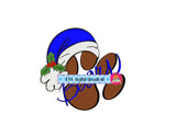 Bears Christmas/Bears Sublimation Mascot/Initial/Christmas/Monogram/Xmas/Santa Hat png, digital download, sublimation - hand drawn