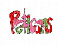 Pelican Christmas/Mascot/School Spirit/Pride PNG/Sublimation Digital Download, DTG, Print then Cut, Back to School