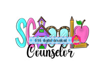 School Counselor/Read/Leopard Print/Back to School/Teacher/PNG/Sublimation/Digital Download, cricut, silhouette, print then cut, DTG