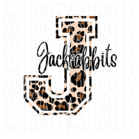 Jackrabbits PNG/Sublimation Digital Download - Hand Drawn