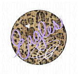 Leopard Eagles/Back to School/PNG/Sublimation/Print then Cut/Digital Download