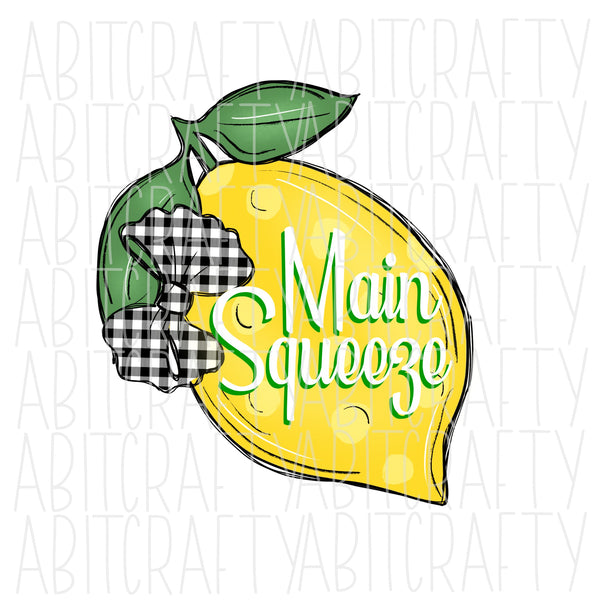 Lemon PNG, sublimation, digital download - hand drawn