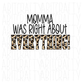 Momma/Mother's Day SVG, PNG, sublimation, digital download, vector art, cricut, silhouette