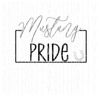 Mustang Pride/Multicolored/Back to School/Teacher/Para/Team Spirit/Football - SVG, PNG, sublimation, digital download, DTG, print then cut