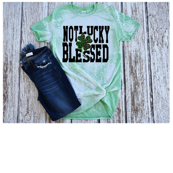Not Lucky, Blessed SVG, PNG, sublimation, digital download, cricut, silhouette, print n cut, waterslide