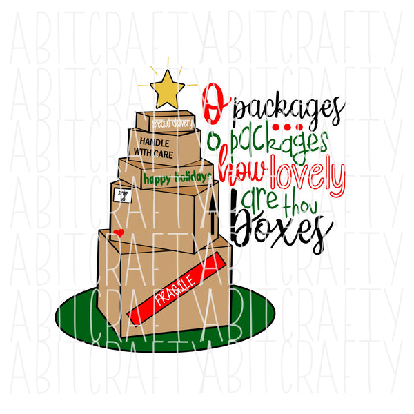 Christmas Mail Clipart, Christmas Delivery Clipart, Christmas Gift Clipart,  Christmas Clipart 