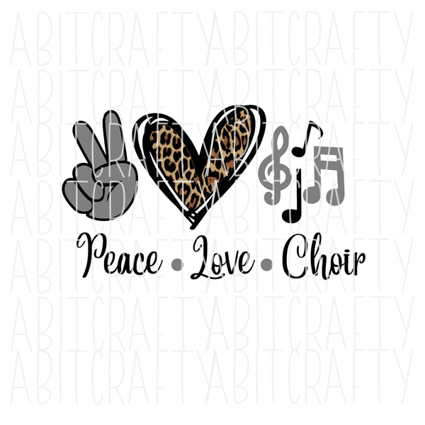 Choir/Music/School svg, png, sublimation, digital download, cricut, silhouette, vector art