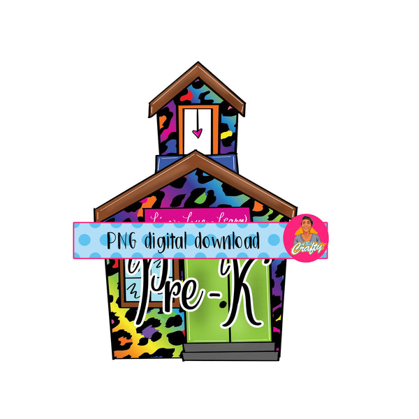 Multicolor Leopard Print/Back to School/Teacher/Para/Principal/Mascot/Team Pride/Pre-K/Preschool PNG sublimation, digital download