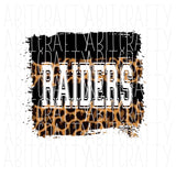 Raiders/Leopard/Team Spirit/Back to School/Teacher/Para/Back to School PNG, sublimation, digital download, DTG, print then cut