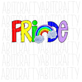 Pride PNG, Sublimation, digital download