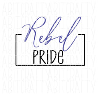 Rebels/Rebel Pride svg/png/Mascot/digital download/sublimation - Color changes upon request!