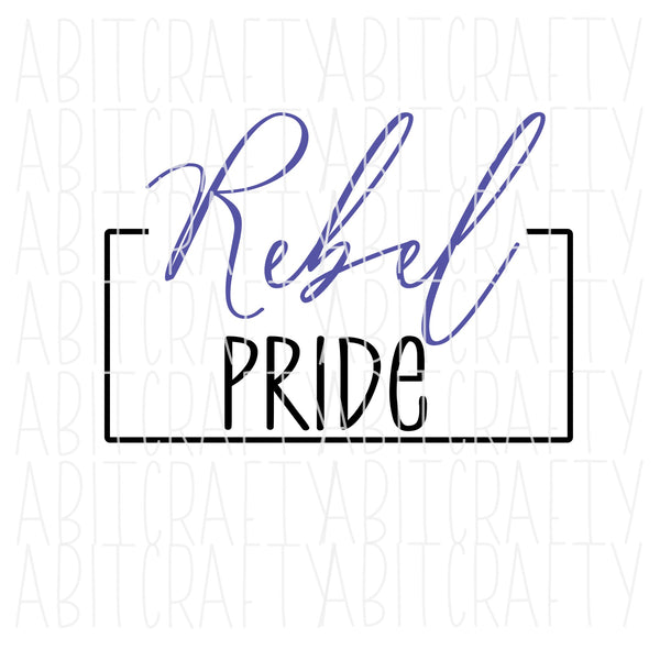 Rebels Script Svg Rebels/Rebel Pride svg/png/Mascot/digital download/sublimation - Color