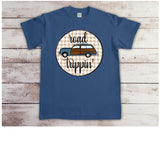 Road Trippin'/Vintage Car PNG, sublimation, digital download - hand drawn