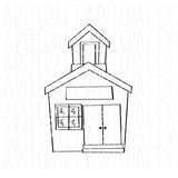 Schoolhouse/Back to School/Teacher svg, png, digital download- hand drawn - !!DollarDeal!!