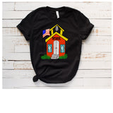 Schoolhouse/Teacher PNG/Sublimation, digital download