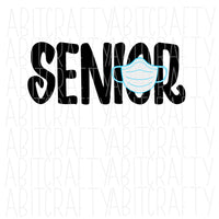 SENIOR svg, png, sublimation, digital download, cricut, silhouette - 2 versions included!