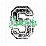 Shamrock Mascot/Teacher/Shamrock Sublimation PNG, sublimation, digital download, cricut, silhouette, print n cut, waterslide, vector art