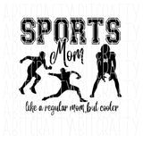 Sports/Team Mom/Football/Baseball/Track/Mascot SVG/PNG/Sublimation Digital Download, Cricut, Silhouette, Print then Cut