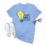 Students Light Up the Room/Lightbulb/Pencil/Teacher Shirt/Love My Students/Teach SVG, PNG, Sublimation, digital download, print then cut